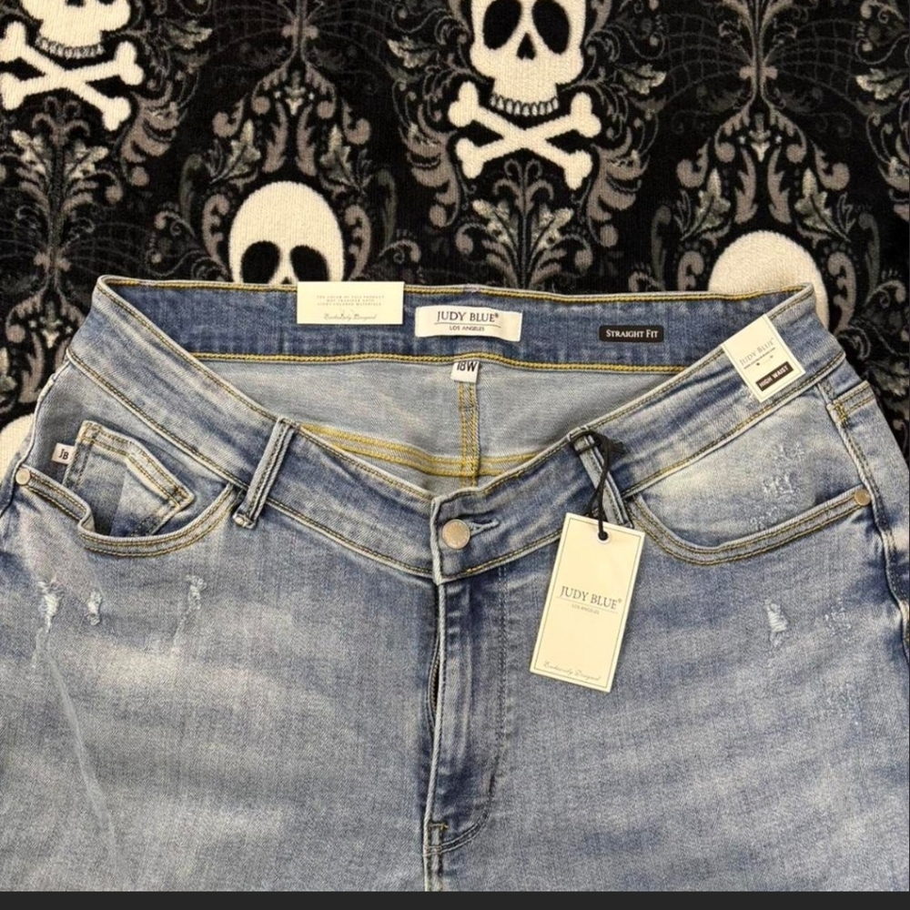 Womens Judy Blue Wide Leg Size 18